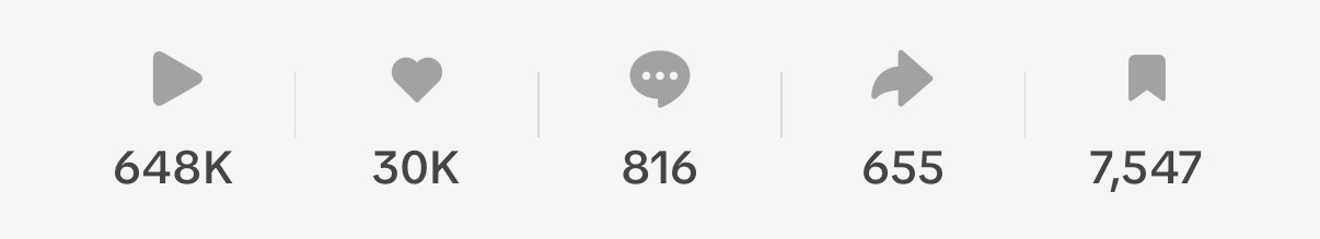 TikTok — 648K plays